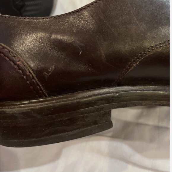 Salvatore Ferragamo Shoes Mens Size 9.5 D Brown Leather Oxford Vintage Lace Up main image 11